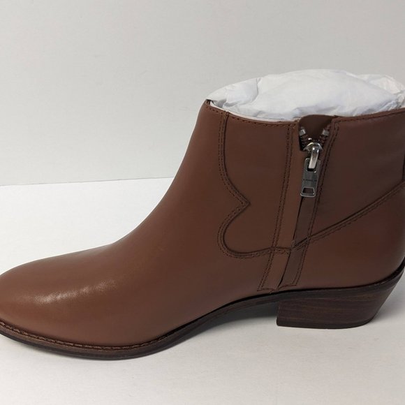 Coach Dannie Ankle Boots, Saddle Leather, Women's 8 M - Picture 4 of 7